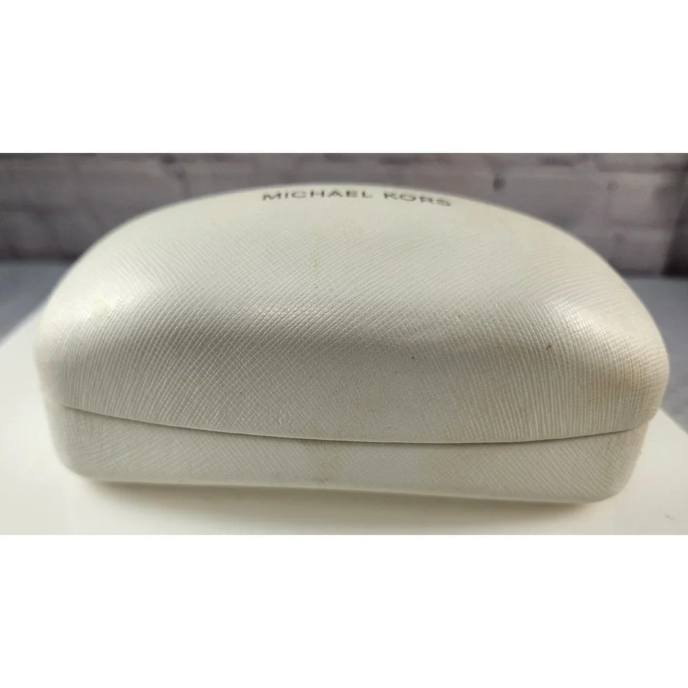 Michael Kors Eyeglass Sunglass Case Clam Shell Oversized